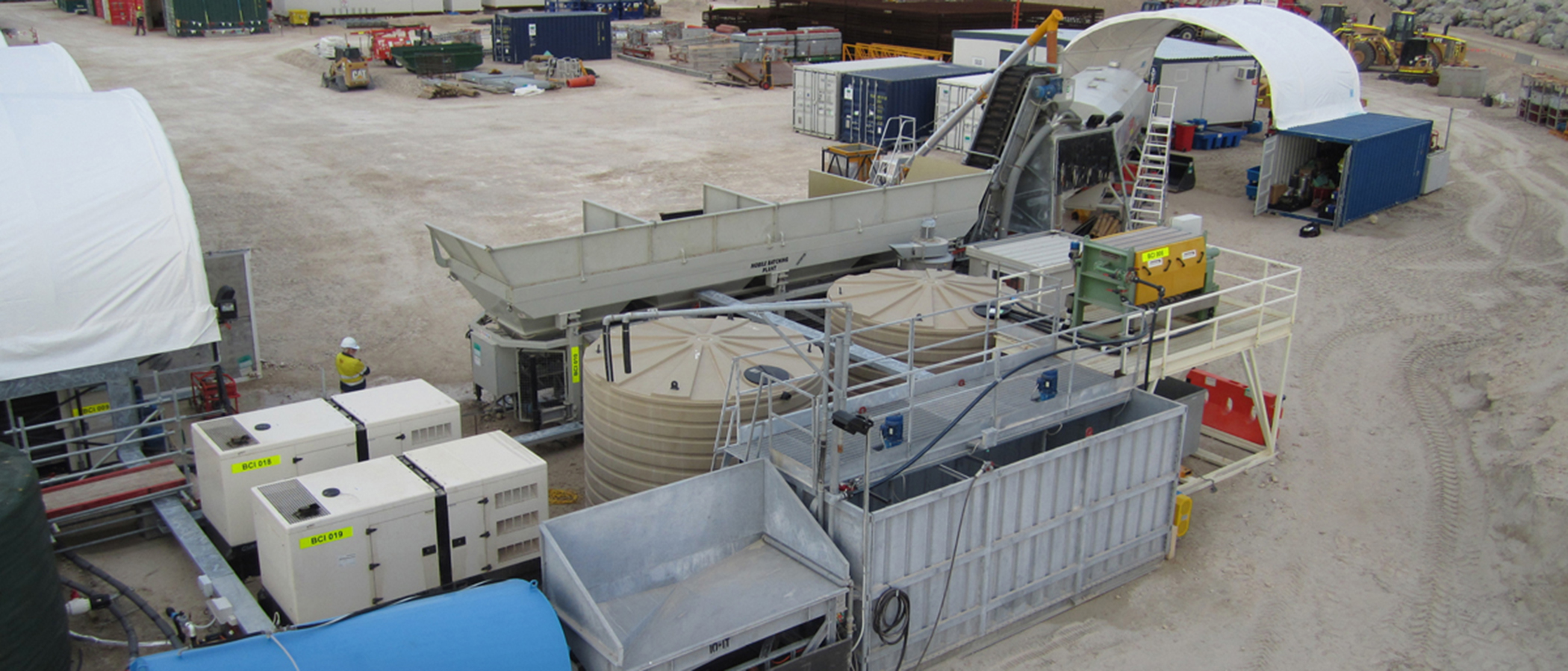 TecnoideaImpianti-Batchcrete-Barrow Island-Australia-acque cementizie